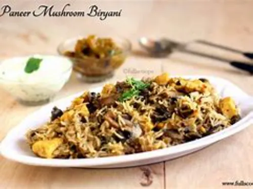 Mushroom/paneer Biriyani
